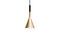 Miniatuur Goudkleurige hanglamp Bob Productfoto