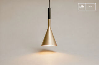 Goudkleurige hanglamp Bob