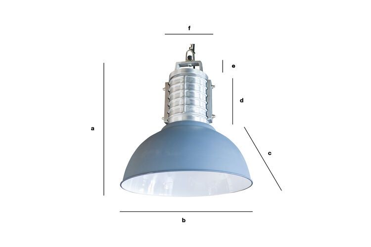 Dimensiones del producto Gran lámpara colgante industrial Friedler