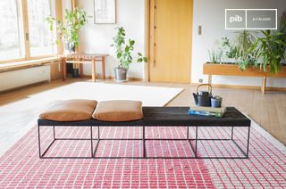 Grand banc scandinave noir  Klitten