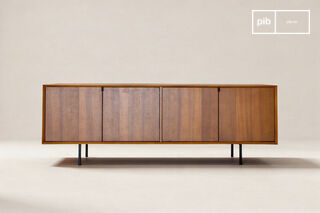Grande credenza scandinava in legno Jones