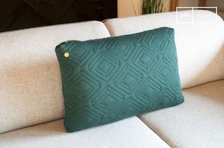 Grande cuscino Quilt verde scuro