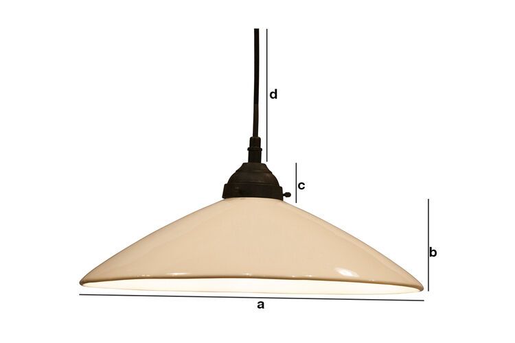 Dimensioni del prodotto Grande sospensione in ceramica Pornic