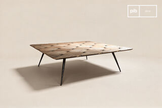 Grande table basse en orme  Lincoln