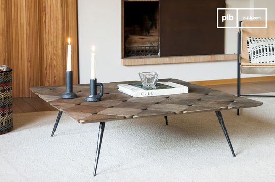 Grande table basse en orme