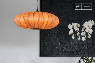 Essenhouten hanglamp