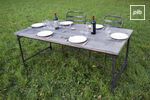 Grey dining table