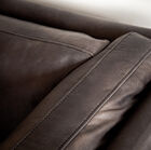 Its soft cushions are filled with foam and feathers