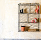 Beautiful wall shelf with 5 sections mesh.