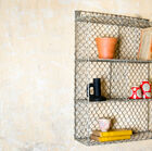 The shelf can be hung on the wall with two fixing points.