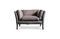 Miniatuur Grijs leren fauteuil Hamar Productfoto