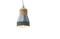 Miniatuur Grijze metalen hanglamp Newark Productfoto