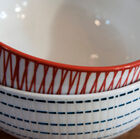 The bowls have been carefully hand painted.