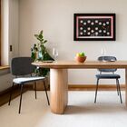 Großer Esstisch aus hellem Holz Solna