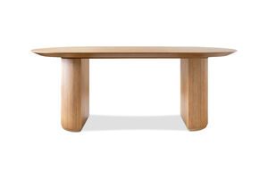 Grote eetkamertafel van licht hout Solna