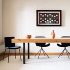 Grote eetkamertafel van licht hout Avesta