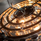 Mooie ronde metalen structuur.