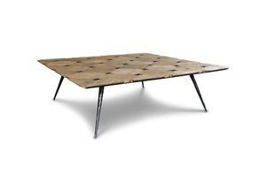 Grote iepenhouten salontafel Lincoln