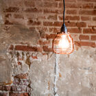 Suspension with a metal structure with an industrial look.