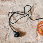 The suspension has a bright copper colour.