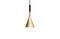 Miniatuur Goudkleurige hanglamp Bob Productfoto