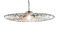 Miniatuur Gevlochten metalen hanglamp Grid Productfoto
