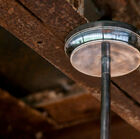 The ceiling lamp is fixed with a nice rounded base.