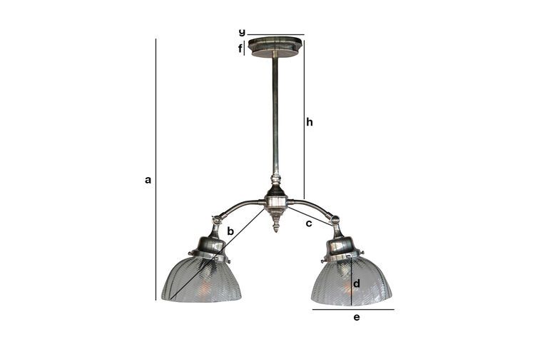 Product Dimensions Art Nouveau ceiling light Haussmann