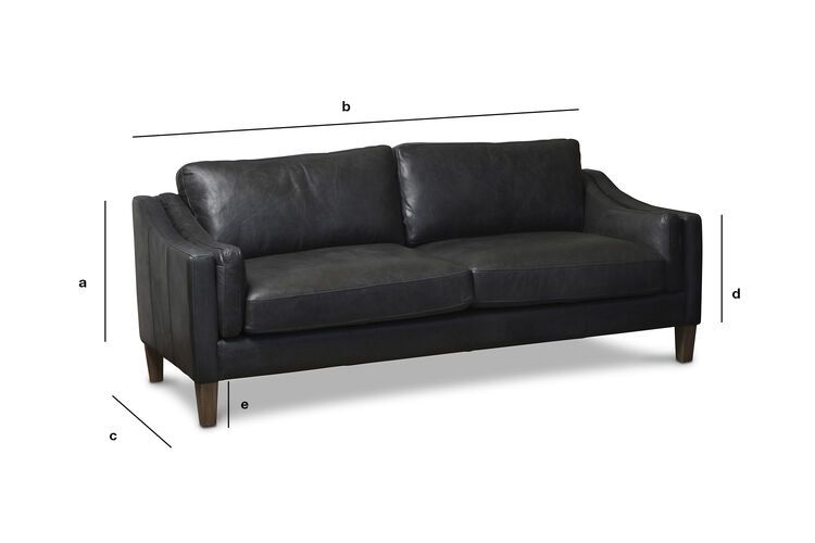 Product Dimensions Heidsieck 3-seater sofa