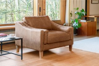 Heidsieck kaneel fauteuil