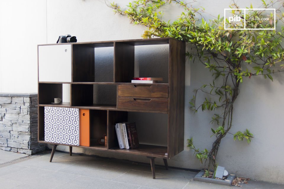Scandinavisch design van de jaren '50 met veel opbergruimte 