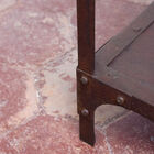 Heavy and resistant structure, rust finish.