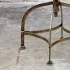 The base is made of metal and is extremely robust.