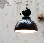 Industrie-Hängelampe Retronom Schwarz 40cm