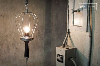 Metalen fabriekswerklicht Lerwick