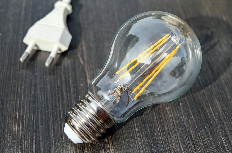 Industriële vintage gloeilamp