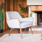 The rounded lines of the chair are sublime.