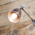 Brass adjustable wall sconce Joaillier