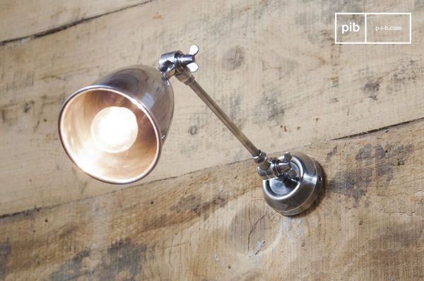 Brass adjustable wall sconce Joaillier