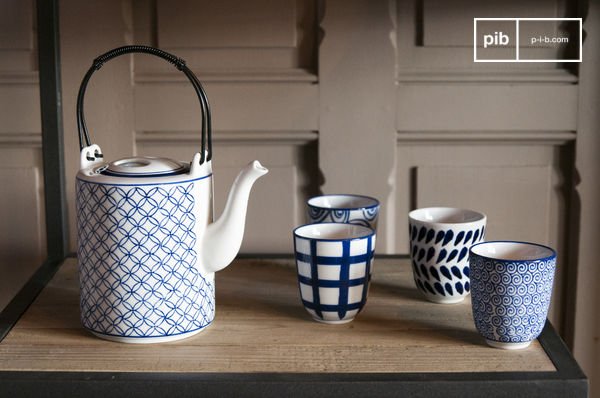 Un encantador juego hecho de porcelana