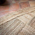 In a very natural style, the Williams rug is made of braided jute