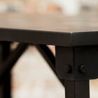 Very square and simple lines, with visible rivets.