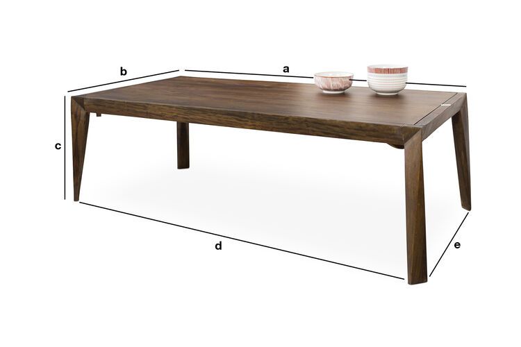 Productafmetingen Kitell salontafel
