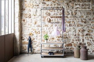 Holz-Rollschrank Midtown