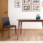 Kleine eetkamertafel van donker hout Umea