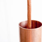 Vintage lamp met een koper element 