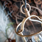 The attachment structure is also made of gilded brass.