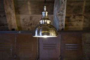 Lampada sospesa argentata Olonne