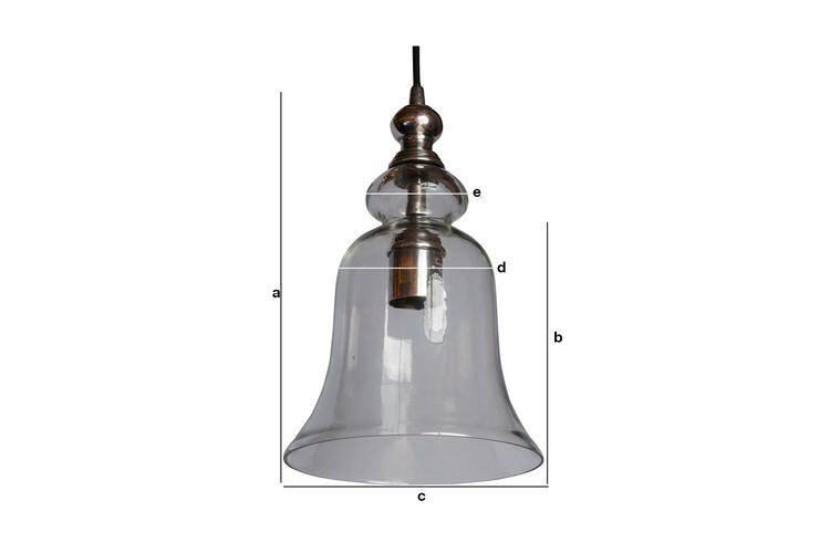 Dimensioni del prodotto Sospensione in vetro Sweet Bell