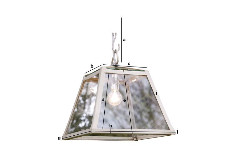 Dimensioni del prodotto Lampada a sospensione Serra 26 cm